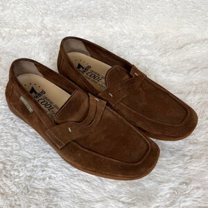 Mephisto Alexis brown velvet leather moccasin loafers-8.5